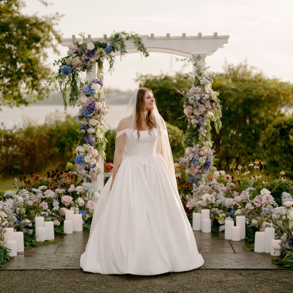 Essence of Australia - D4110 Princess Inspired Off Shoulder Wedding Dress